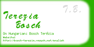terezia bosch business card
